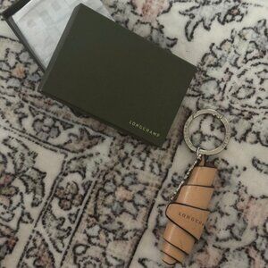 Longchamp Croissant Key Chain